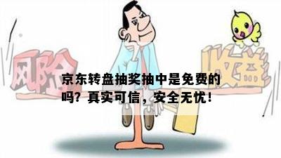 京东转盘抽奖抽中是免费的吗？真实可信，安全无忧！