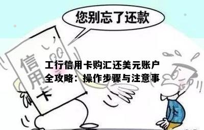 工行信用卡购汇还美元账户全攻略：操作步骤与注意事