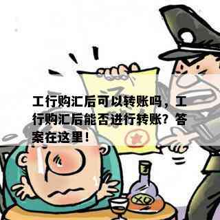 工行购汇后可以转账吗，工行购汇后能否进行转账？答案在这里！