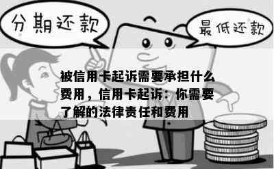 被信用卡起诉需要承担什么费用，信用卡起诉：你需要了解的法律责任和费用