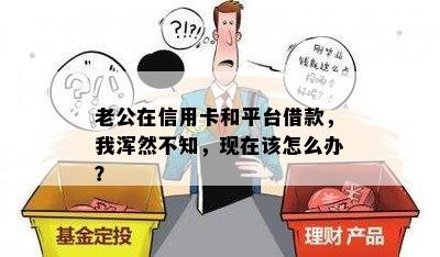 老公在信用卡和平台借款，我浑然不知，现在该怎么办？