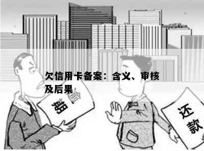 欠信用卡备案：含义、审核及后果