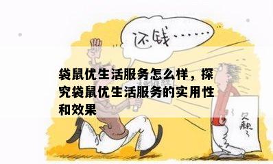 袋鼠优生活服务怎么样，探究袋鼠优生活服务的实用性和效果