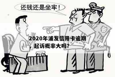 2020年浦发信用卡逾期，起诉概率大吗？