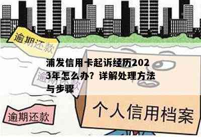 浦发信用卡起诉经历2023年怎么办？详解处理方法与步骤