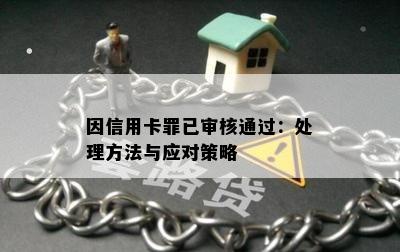 因信用卡罪已审核通过：处理方法与应对策略