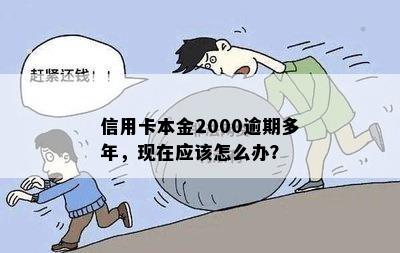 信用卡本金2000逾期多年，现在应该怎么办？