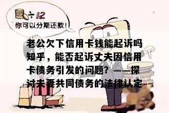 老公欠下信用卡钱能起诉吗知乎，能否起诉丈夫因信用卡债务引发的问题？——探讨夫妻共同债务的法律认定