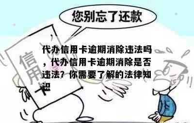 代办信用卡逾期消除违法吗，代办信用卡逾期消除是否违法？你需要了解的法律知识