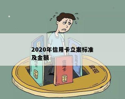 2020年信用卡立案标准及金额