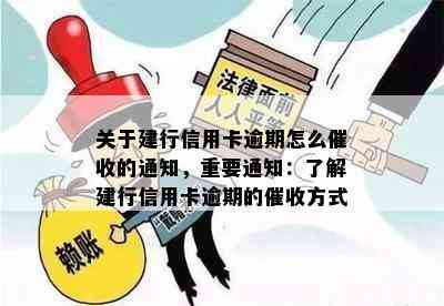 关于建行信用卡逾期怎么的通知，重要通知：了解建行信用卡逾期的方式