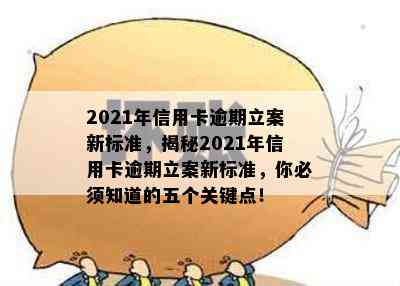 2021年信用卡逾期立案新标准，揭秘2021年信用卡逾期立案新标准，你必须知道的五个关键点！