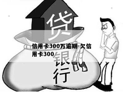 信用卡300万逾期-欠信用卡300