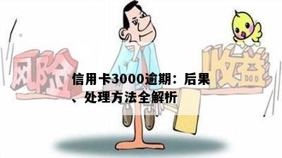 信用卡3000逾期：后果、处理方法全解析