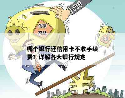 哪个银行还信用卡不收手续费？详解各大银行规定