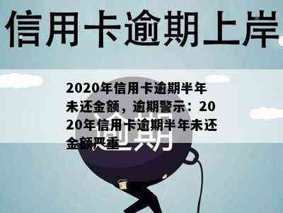 2020年信用卡逾期半年未还金额，逾期警示：2020年信用卡逾期半年未还金额严重