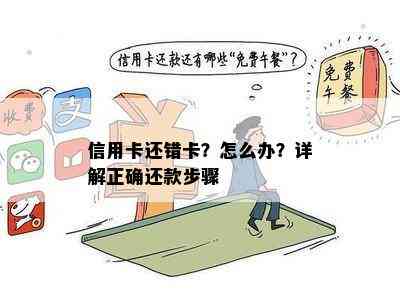 信用卡还错卡？怎么办？详解正确还款步骤