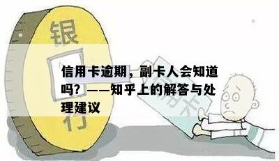 信用卡逾期，副卡人会知道吗？——知乎上的解答与处理建议