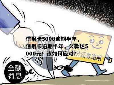 信用卡5000逾期半年，信用卡逾期半年，欠款达5000元！该如何应对？