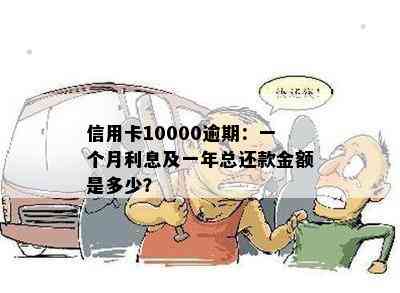 信用卡10000逾期：一个月利息及一年总还款金额是多少？