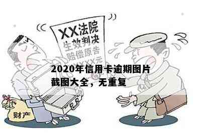 2020年信用卡逾期图片截图大全，无重复