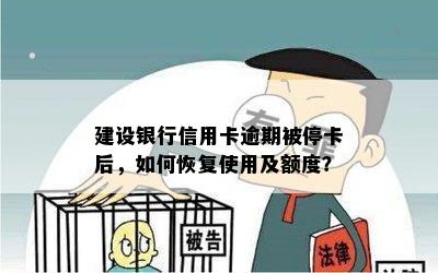 建设银行信用卡逾期被停卡后，如何恢复使用及额度？