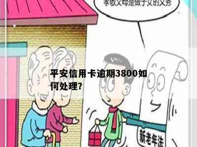 平安信用卡逾期3800如何处理？