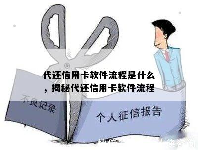 代还信用卡软件流程是什么，揭秘代还信用卡软件流程