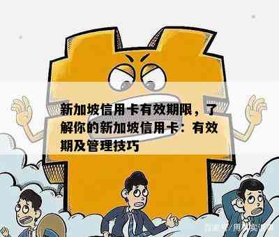 新加坡信用卡有效期限，了解你的新加坡信用卡：有效期及管理技巧