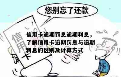 信用卡逾期罚息逾期利息，了解信用卡逾期罚息与逾期利息的区别及计算方式