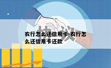 农行怎么还信用卡-农行怎么还信用卡还款