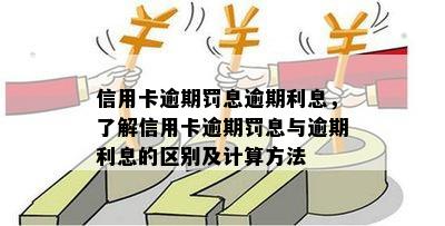 信用卡逾期罚息逾期利息，了解信用卡逾期罚息与逾期利息的区别及计算方法