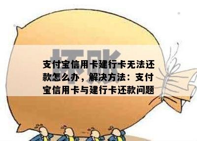 支付宝信用卡建行卡无法还款怎么办，解决方法：支付宝信用卡与建行卡还款问题