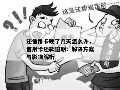 还信用卡晚了几天怎么办，信用卡还款逾期：解决方案与影响解析