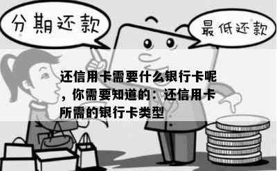 还信用卡需要什么银行卡呢，你需要知道的：还信用卡所需的银行卡类型