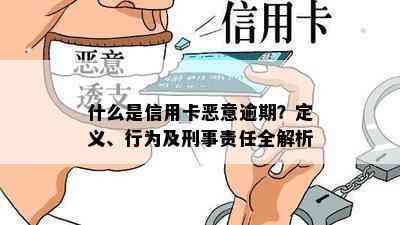 什么是信用卡恶意逾期？定义、行为及刑事责任全解析