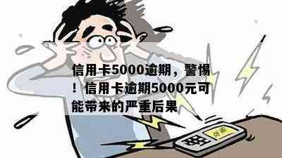 信用卡5000逾期，警惕！信用卡逾期5000元可能带来的严重后果