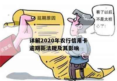 详解2020年农行信用卡逾期新法规及其影响