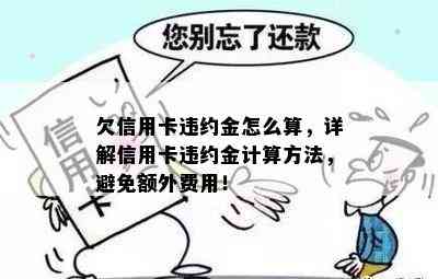 欠信用卡违约金怎么算，详解信用卡违约金计算方法，避免额外费用！