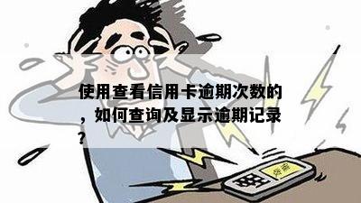 使用查看信用卡逾期次数的，如何查询及显示逾期记录？