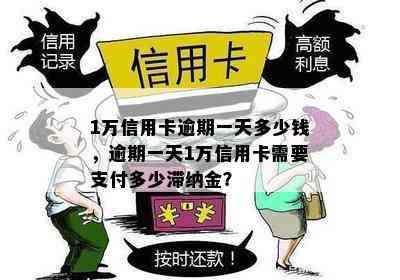 1万信用卡逾期一天多少钱，逾期一天1万信用卡需要支付多少滞纳金？