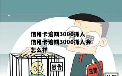 信用卡逾期3000抓人-信用卡逾期3000抓人会怎么样