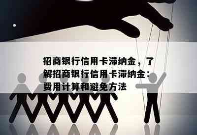 招商银行信用卡滞纳金，了解招商银行信用卡滞纳金：费用计算和避免方法