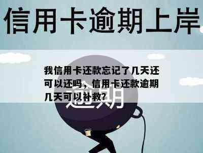 我信用卡还款忘记了几天还可以还吗，信用卡还款逾期几天可以补救？