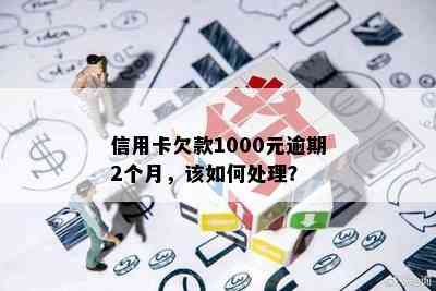 信用卡欠款1000元逾期2个月，该如何处理？