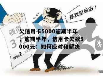 欠信用卡5000逾期半年，逾期半年，信用卡欠款5000元：如何应对和解决？